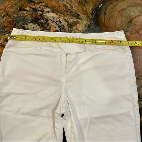 WHBM size 0 Bermuda short stretch cotton white - Picture 2 of 11